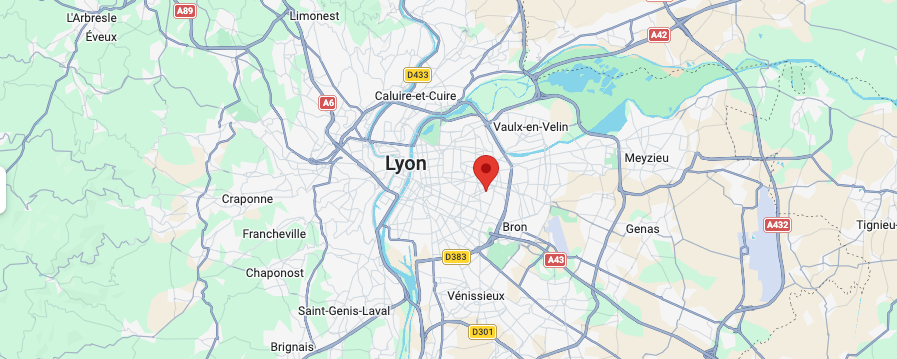 Carte — 18 Rue des Cerisiers, 69003 Lyon